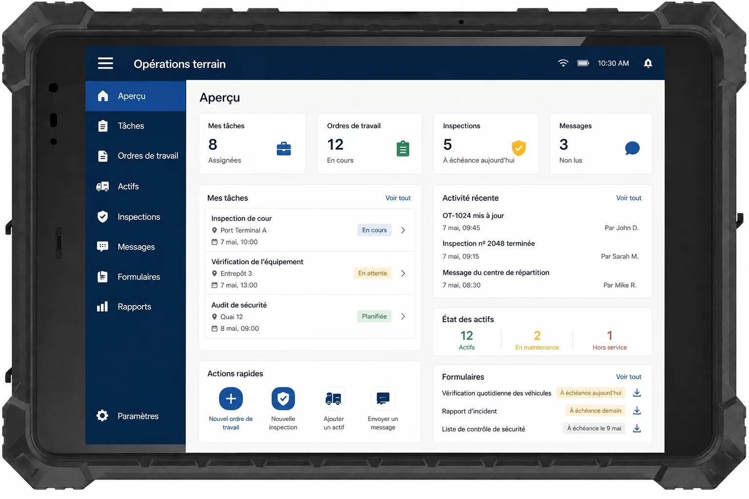 BGA10ST EX : La tablette durcie certifiée ATEX conçue pour les environnements dangereux